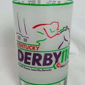 VNTG Kentucky Derby 118thRunning Churchill Downs May2,1992 Official Commem Glass